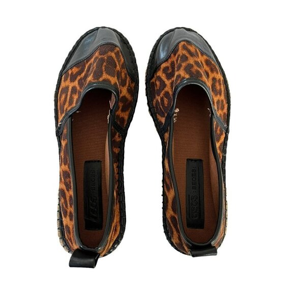 ASOS Wide Fit Julee Flatform Espadrilles in Leopard Print Women's Sz 6W NWOT - Picture 3 of 9